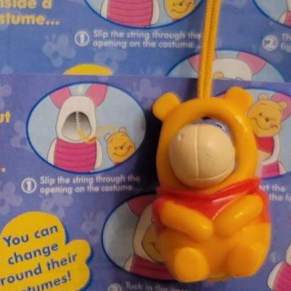 Winnie The Pooh Peek-A-Pooh Series 9 80Th Anniversary Eeyore-Pooh Tomy Jujin - Picture 2 of 2